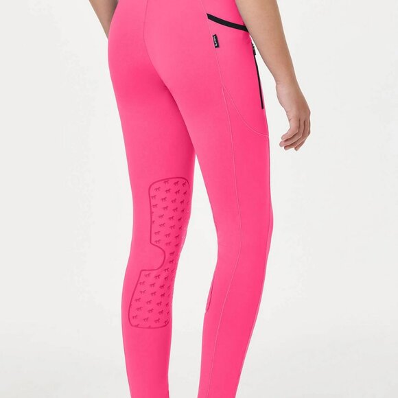 Pre-owned Baleaf Girls Hot Pink Equestrian Breeches, Size Small - Picture 1 of 11